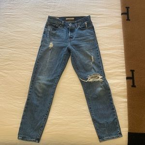 Levi’s distressed Wedgie Jeans- Women’s